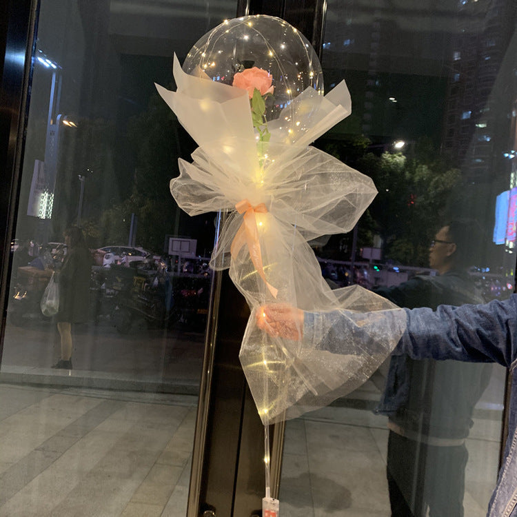 (Limited Offer)LED Luminous Balloon Rose Bouquet