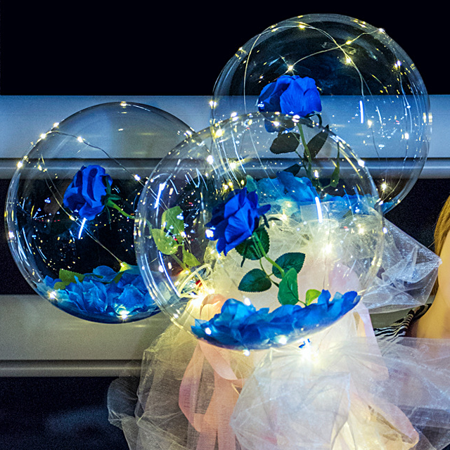 (Limited Offer)LED Luminous Balloon Rose Bouquet