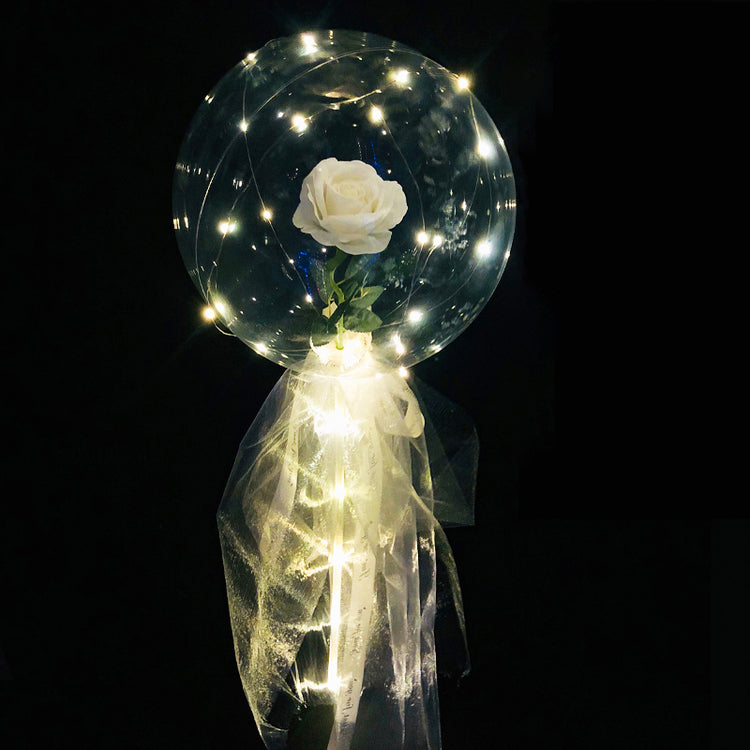 (Limited Offer)LED Luminous Balloon Rose Bouquet